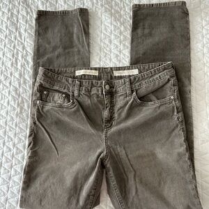 Anthropologie Pilcro and the Letterpress Parallel Corduroy jeans  Size 31 Gray